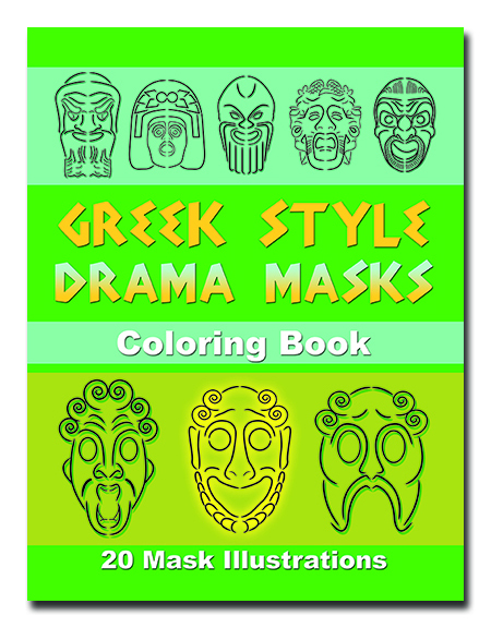 Greek Style Drama Masks